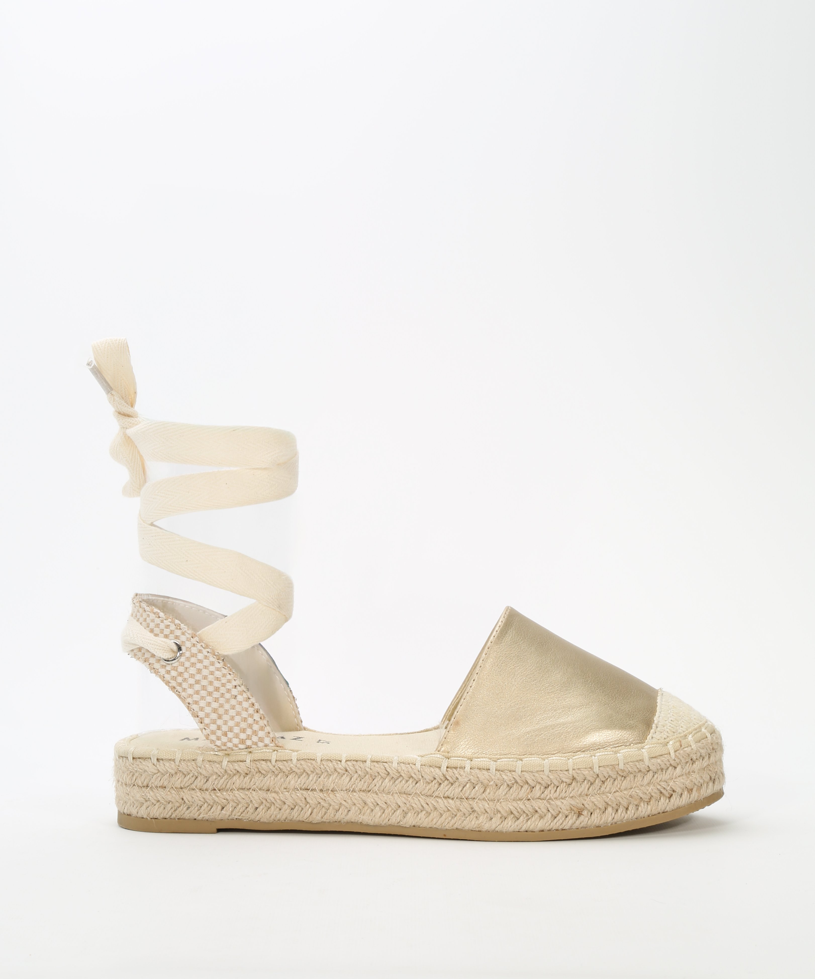 Alpargata plana atada image number null